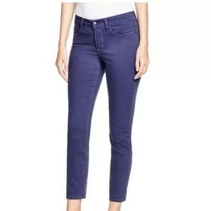 NYDJ Lavender Velvet Cropped Ami Skinny Pants